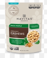 Superfood Maca Maple Cashews - Navitas Organics Turmeric Tamari Almonds Png,Cashew Png
