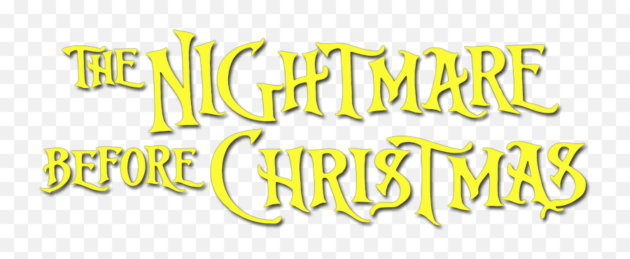 Nightmare Before Christmas Logos - Nightmare Before Christmas Title Png,Christmas Logo Png