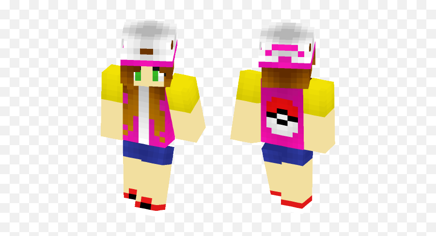 Download Pokemon Trainer Minecraft Skin For Free - Illustration Png,Pokemon Trainer Transparent