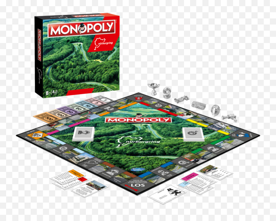 Nürburgring Monopoly Is Only One Of The Great Car - Themed Nurburgring Monopoly Png,Monopoly Money Png