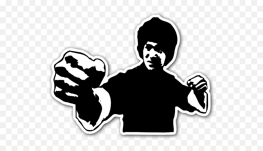 Vector Graphics Logo Clip Art Image - Fighting Vector Art Png,Bruce Lee Logo