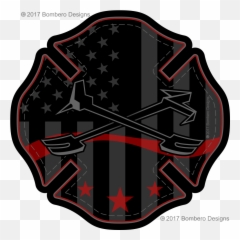 Fire Dept Tattoos Designs - Hunkie Firefighter Maltese Cross Tattoos png