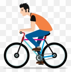 Hd Riding Bicycle Png Image Free Download - Riding Bike Png,Bike Rider Png