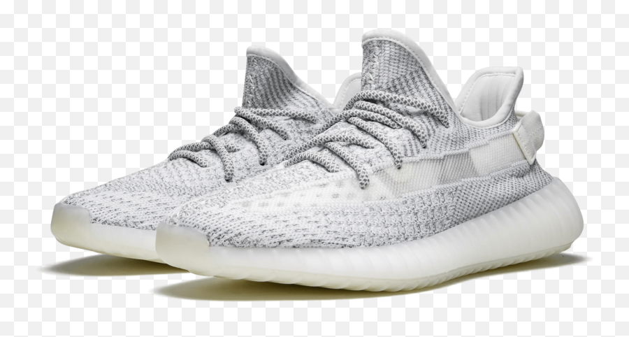 Yeezy Boost 350 V2 Static Reflective White Kanye West - Yeezy Boost 350 V2 Static Non Reflective Real Png,Kanye West Transparent