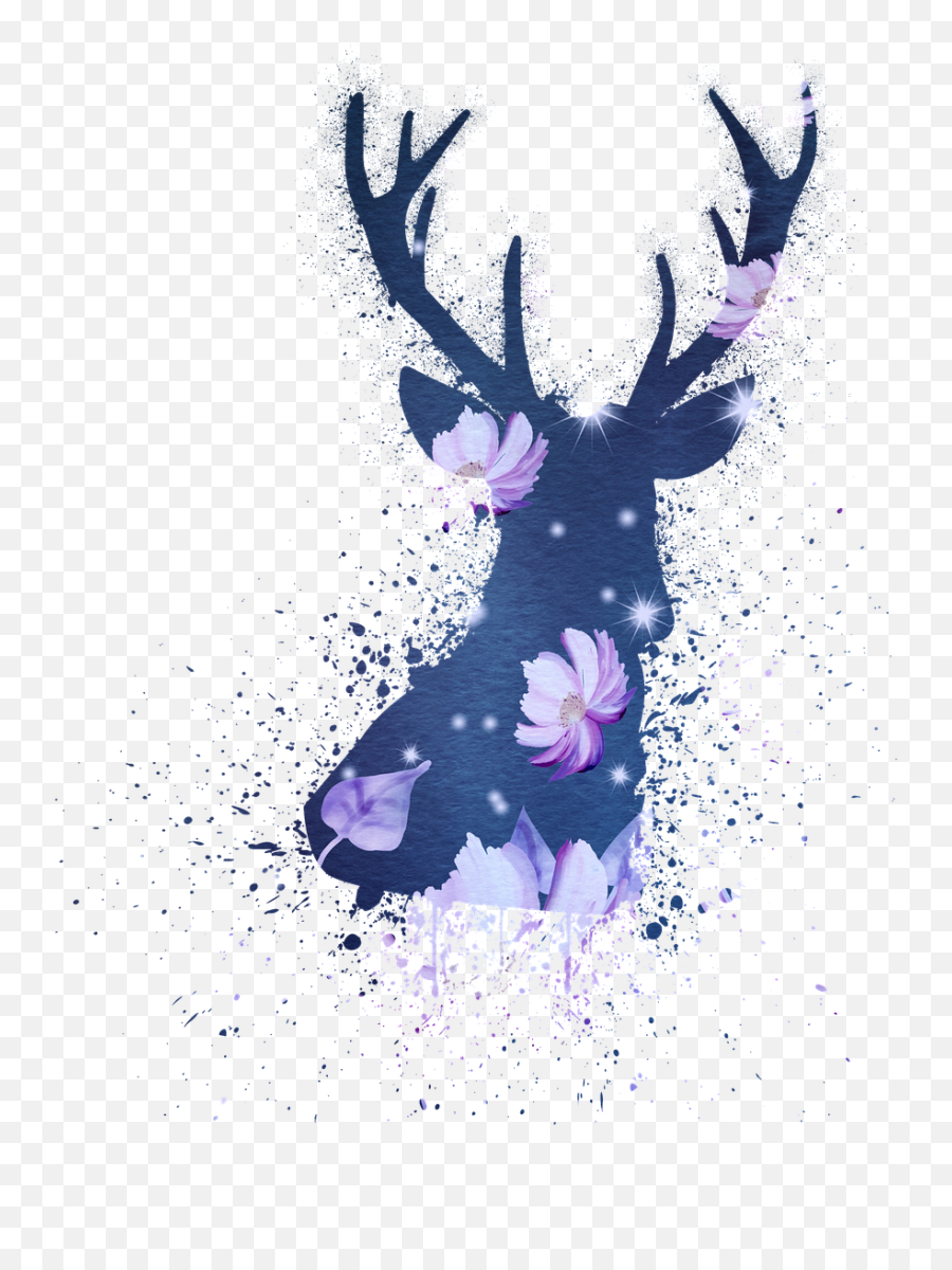 Stag Dear Wildfire - Free Image On Pixabay Hirsch Schwarz Png,Fog Texture Png
