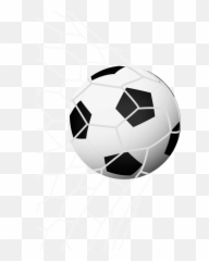 Football Icon - Ball in the net background vector png Soccerball In Net On Transparent Background