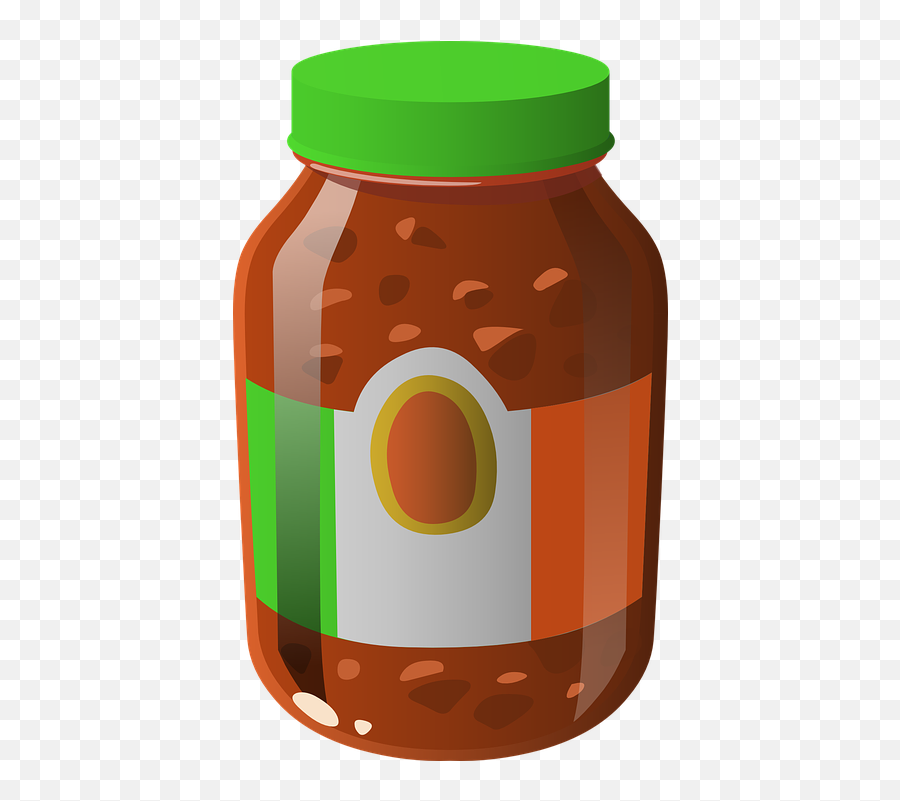Download Pepper Clipart Salsa Dip - Bolognese Sauce Clipart Tomato Sauce Jar Clipart Png,Dip Png