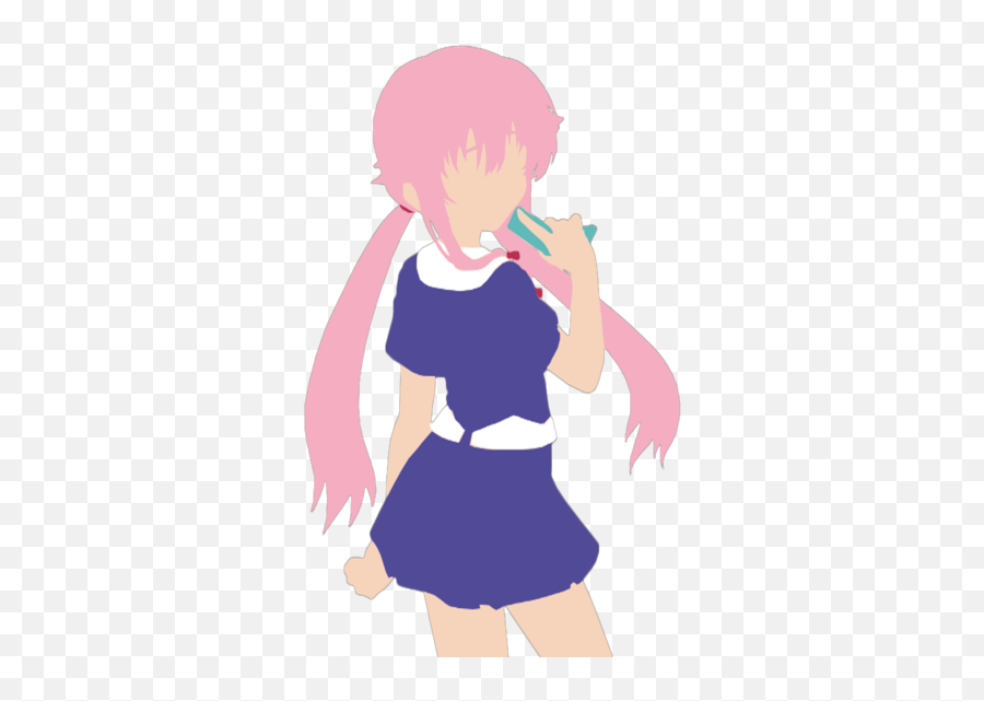 Transparent Yuno - Yuno Gasai Transparent Background Png,Yuno Gasai Png