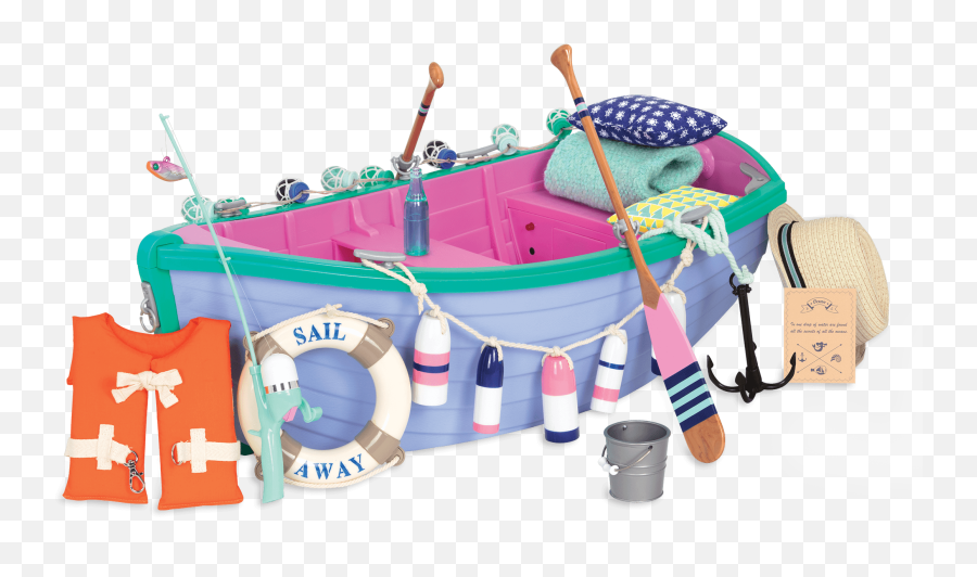 Row Your Boat Set Doll Rowboat Playset Our Generation - Our Generation Png,Row Boat Png