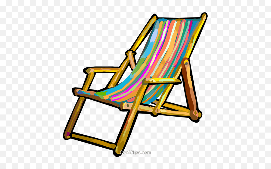 Patio Chair Royalty Free Vector Clip Art Illustration - Lawn Chair Clip Art Png,Lawn Chair Png