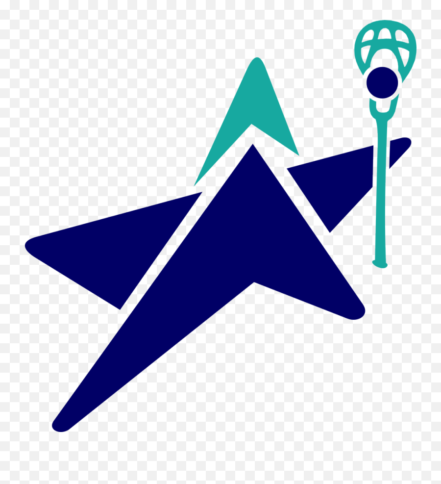Shining Star Lacrosse Blue - Airplane Clipart Lacrosse Png,Shining Star Png