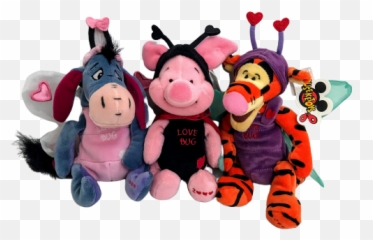 Disney Love Bug Ladybug Piglet Tigger Eeyore And 10 Similar - Soft Png,Eeyore Png