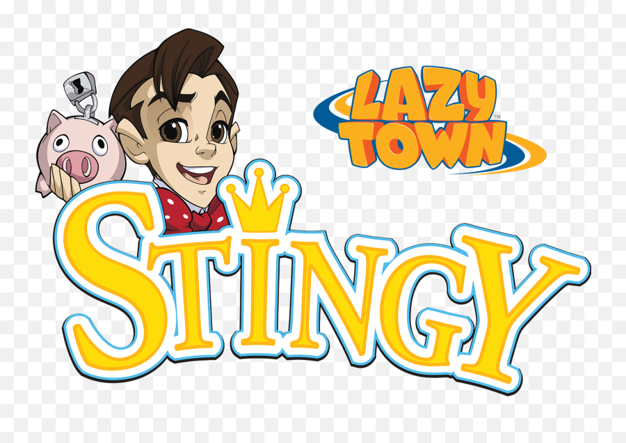 Lazytown Stingy Illustrated Logo - Lazytown Png,Lazy Png