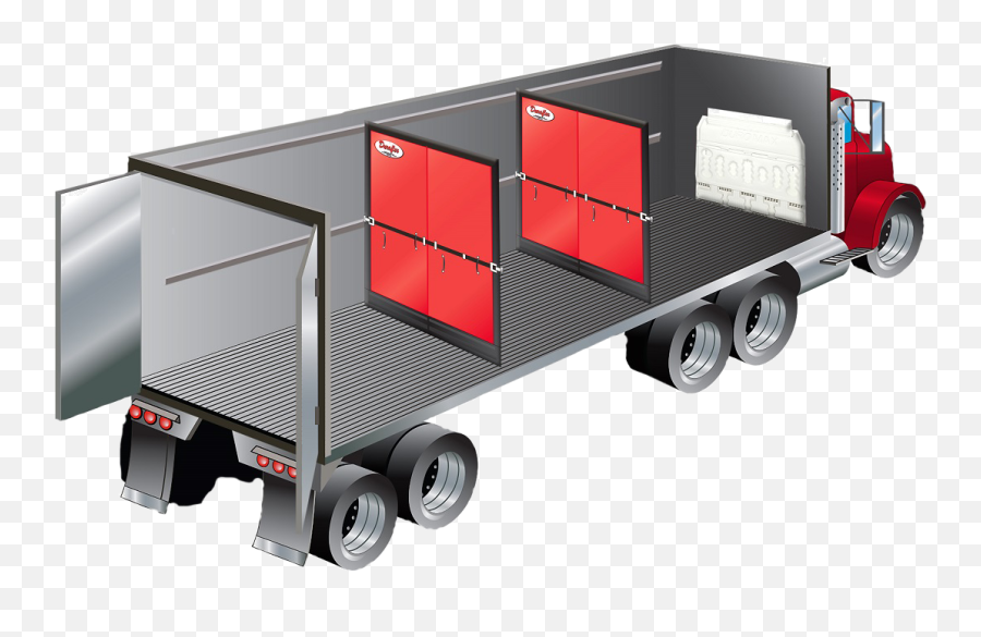 Insulated Transport Products Bulk Head Systems For Trucks - Multi Temperature Truck Png,Trailer Png