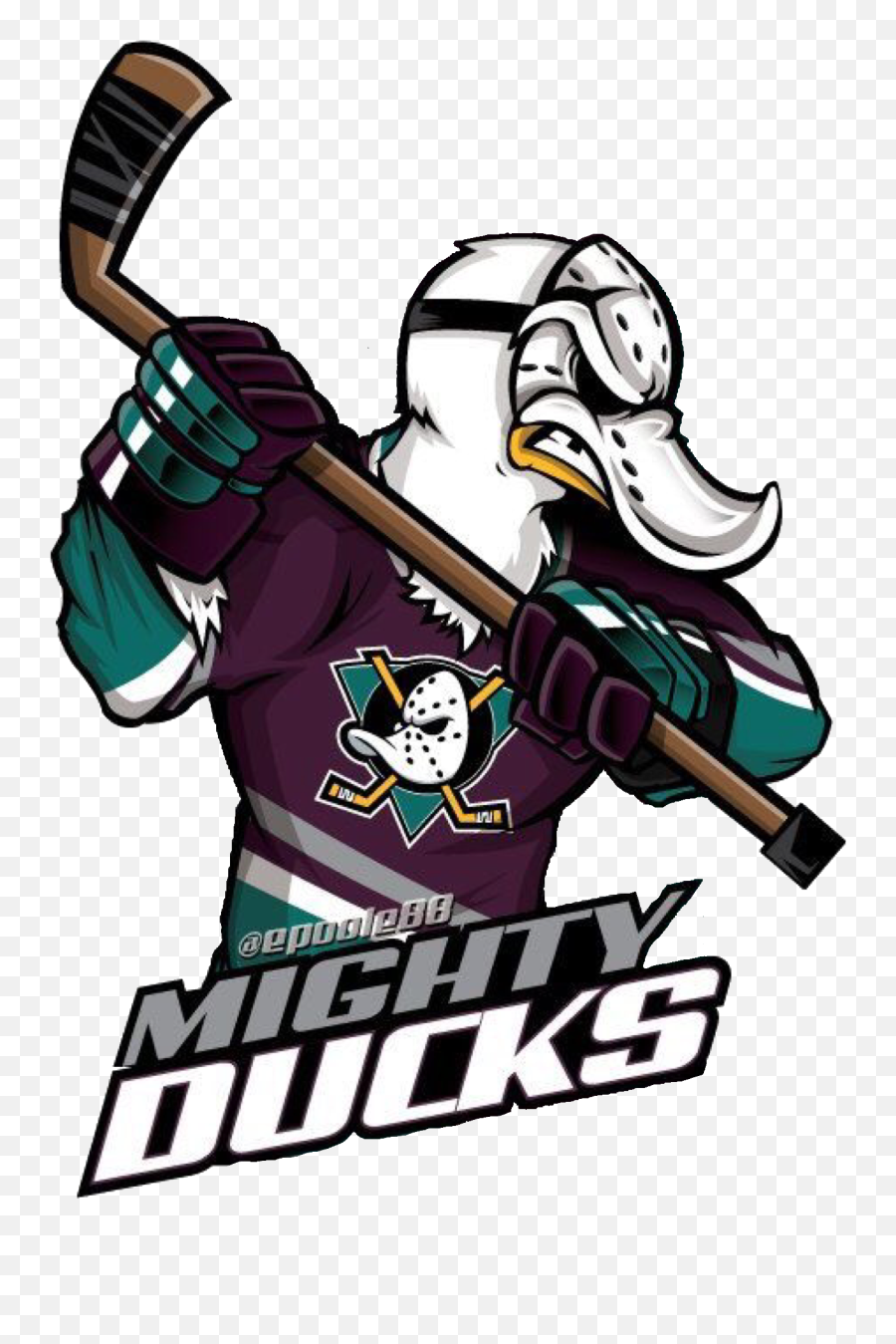 Pin De Oo Em Earserpng Nhl Desenhos Adesivos Hóquei - Mighty Ducks Logo,Bruins Logo Png