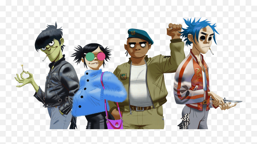 The Gang Of Electronic - Gorillaz Png,Gorillaz Transparent