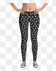 Download Shark Teeth Hearts Womens Leggings - Teeth Constellation Leggings Png,Shark Teeth Png