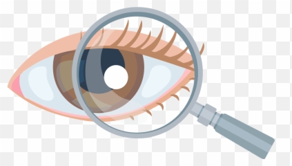 Eyes Clipart Magnifying Glass - Magnifying Glass With Cartoon png