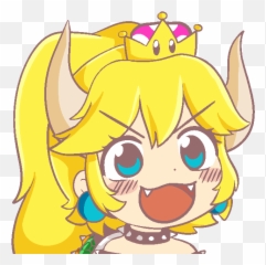 Bowsette Chibi Transparent Cartoon - Bowsette Chibi Png,Bowsette Png