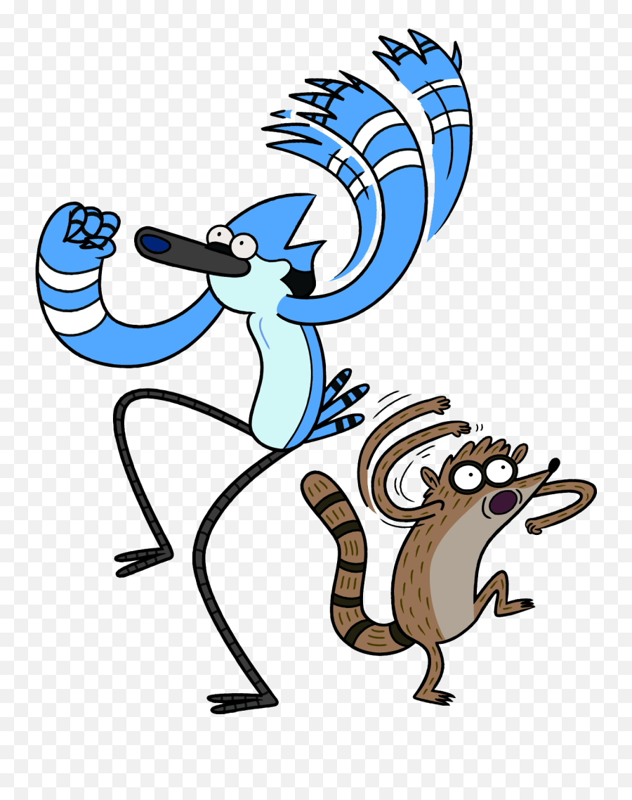 Regular Show Mordecai And Rigby Clipart - Regular Show Mordecai And Rigby Png,Regular Show Png