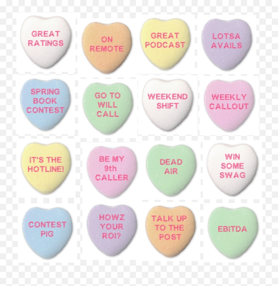 Radio Candy Hearts - For Teen Png,Candy Hearts Png