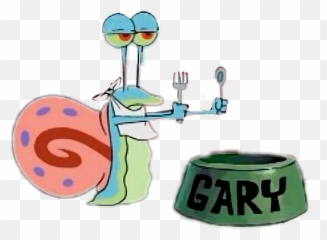 Gary Sticker - Gary The Snail Eating Food Png,Gary Png