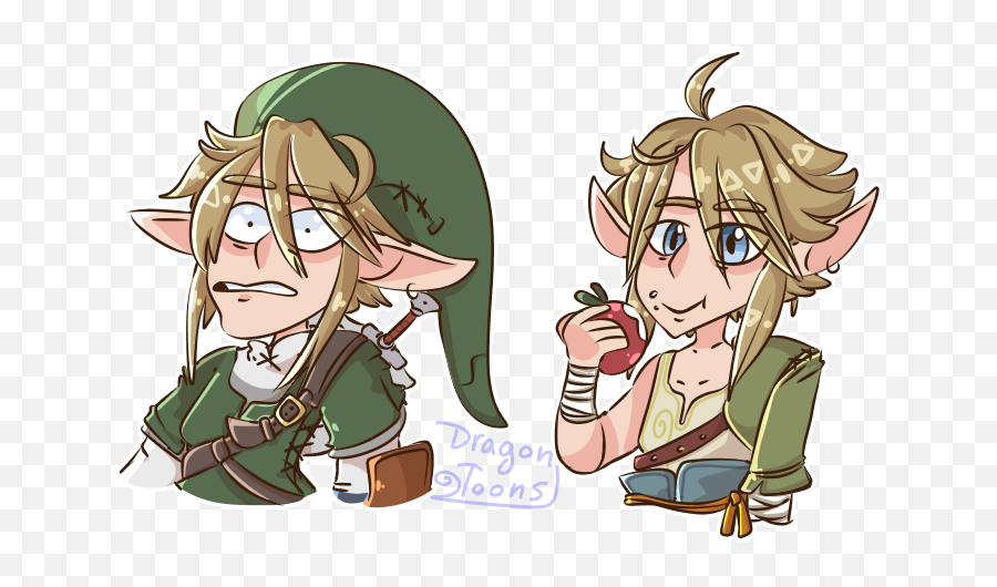 Download Hd I Drew Twilight Princess Link Cause Why Not Uwu - Fictional Character Png,Uwu Transparent