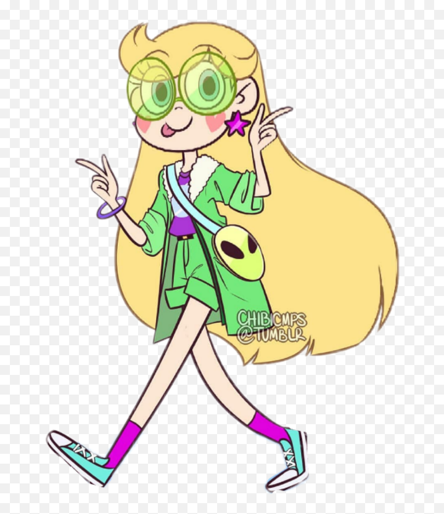 Star Butterfly Chibicmps Clipart Png Icon