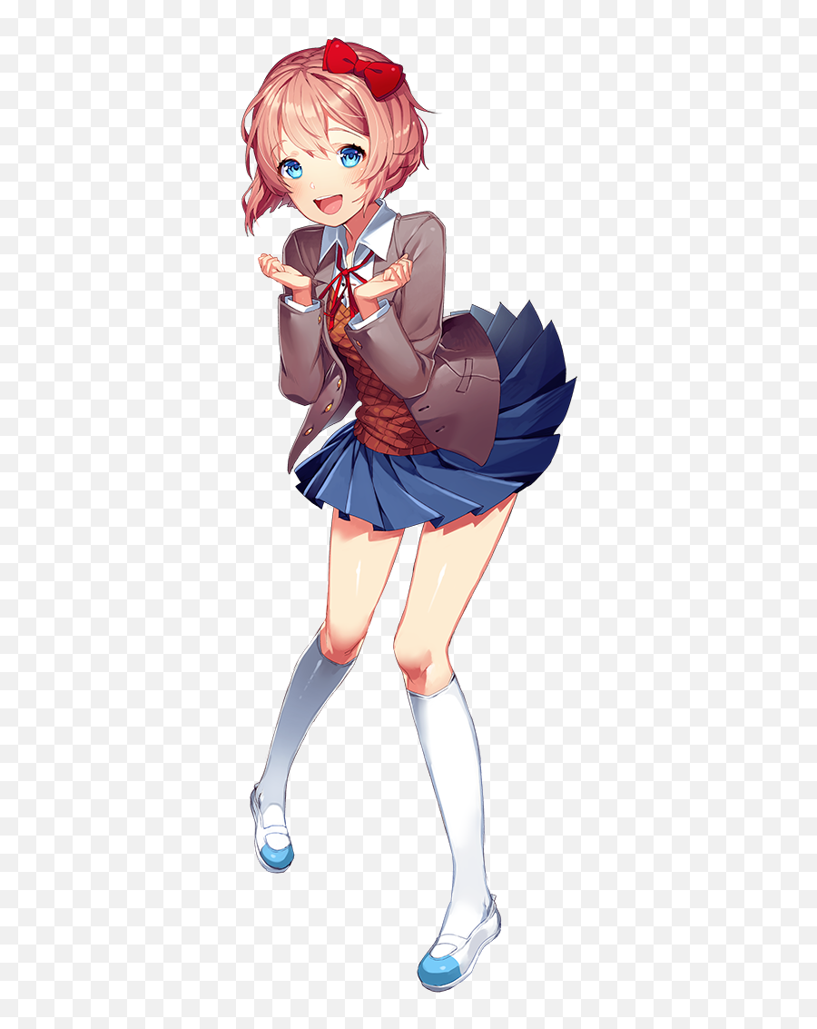 Sayori - Doki Doki Literature Club Minecraft Skin Doki Doki Literature Club Sayori Png,Doki Doki Literature Club Logo Png