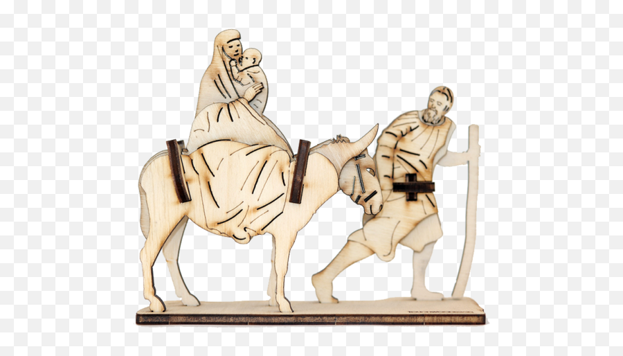 Flight Into Egypt 3d Wooden Puzzle - Animal Figure Png,Flight To Egypt Icon