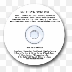 Planet Of Tunes - Self releasing CD album Optical Disc png