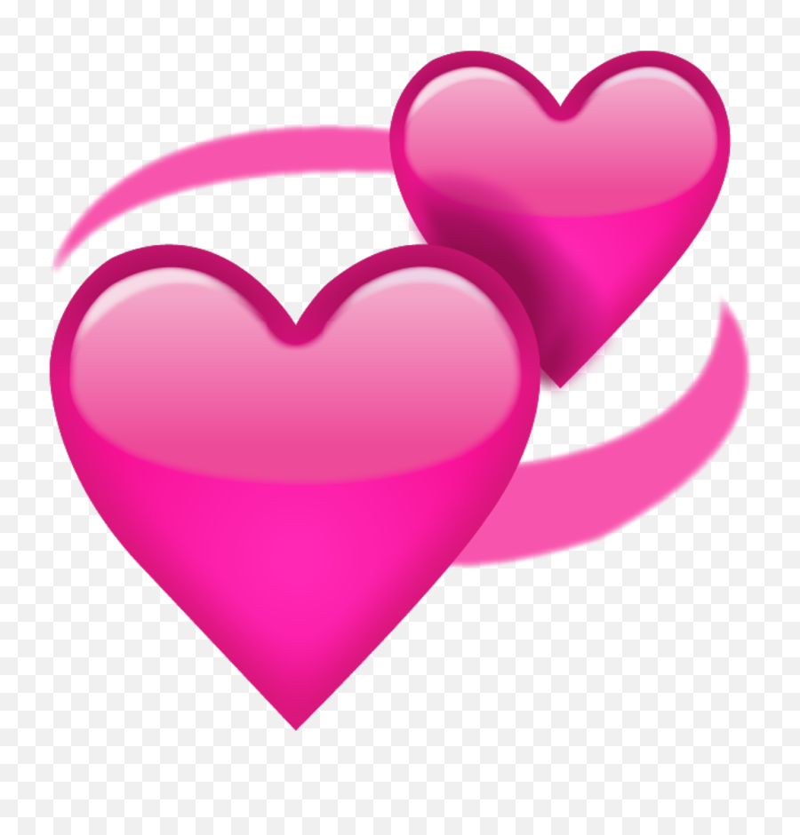 Pink Heart Emoji - Pink Heart Emoji Png,Iphone Heart Emoji Png