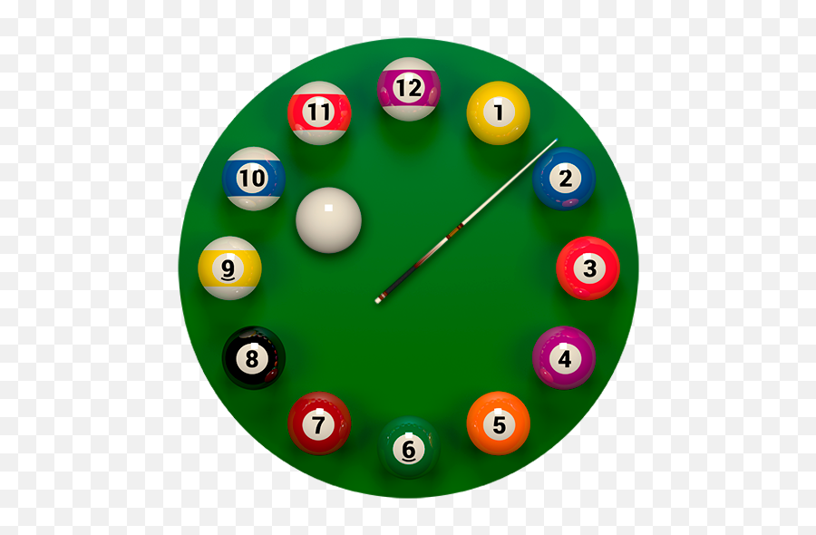 Billiard Watch Face Android Wear Center - Snooker Plus Png,Pool Cue Icon