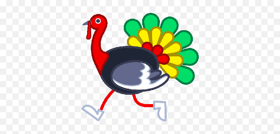 Turkey Thanksgiving Day Sticker - Turkey Thanksgiving Day Flightless Bird Png,Thanksgiving Turkey Icon