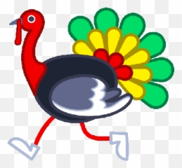 Turkey Thanksgiving Day Sticker - Flightless Bird png