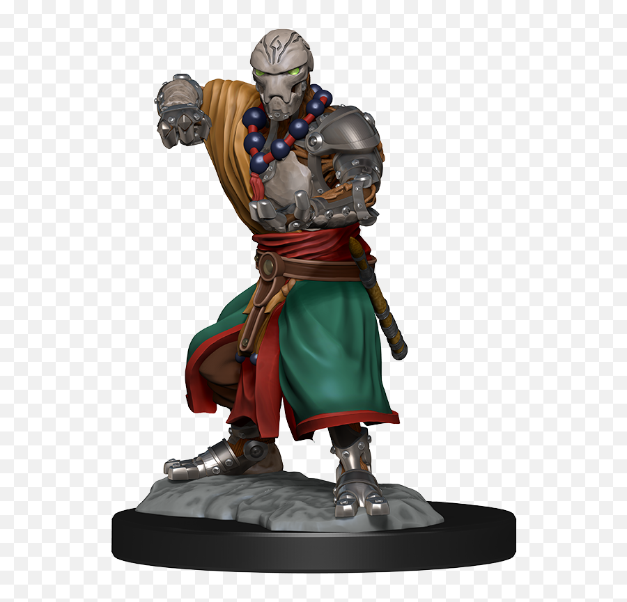 Warforged Monk Wave 14 Du0026d Nolzuru2019s Marvelous Miniatures - Warforged Monk Miniature Painted Png,Dungeons And Dragons Monk Icon