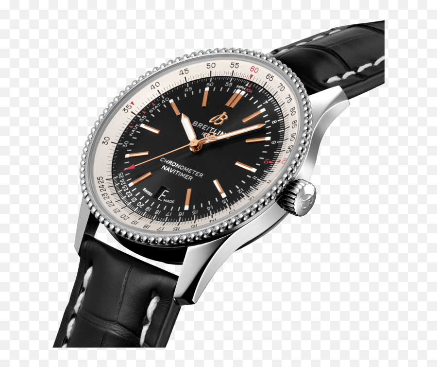 Navitimer Automatic 41 Stainless Steel - Black A17326211b1p1 Breitling Navitimer Automatic 41 Black Png,Elegant 