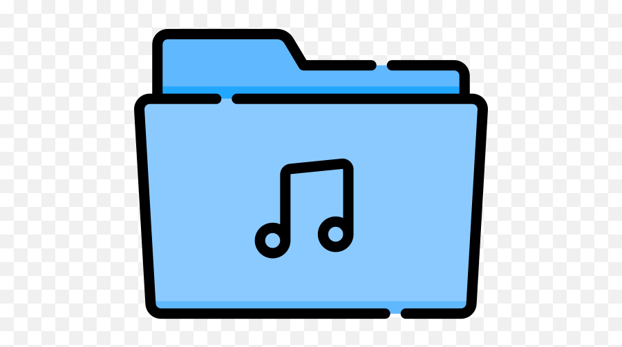 Music Folder - Free Music And Multimedia Icons Iconos De Carpetas Png Video Flaticon,Icon For Mac Folders