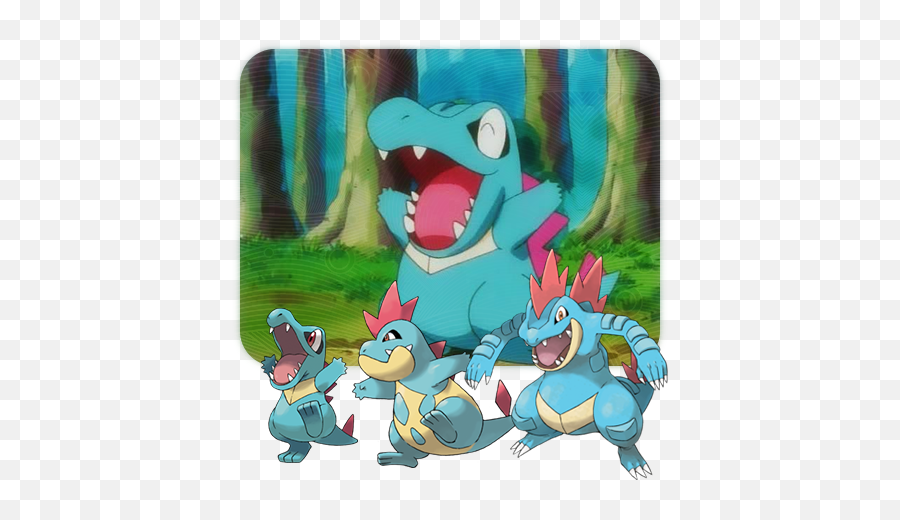Pokemon Of The Week - Totodile Line Pkmncollectors All Stages Of Totodile Png,Totodile Png