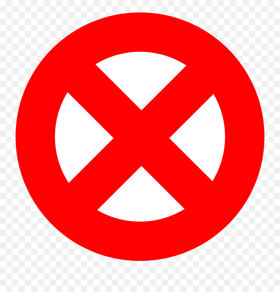 Download Free Png Prohibited Sign - X Men Logo,Prohibited Sign Png