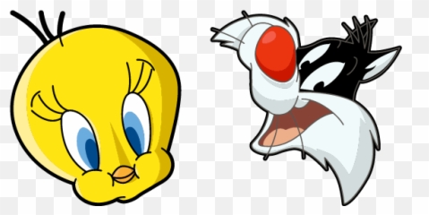 Looney Tunes Daffy Duck Cursor - Sweezy Custom Cursors Sylvester Head Png