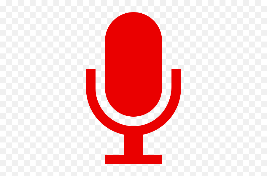 Microphone Icon Png Symbols Red - Icone De Microfone Png,Microphone Icon Png