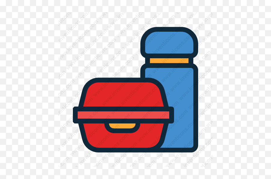 Download Lunchbox Vector Icon Inventicons - Plastic Bottle Png,Lunch Break Icon