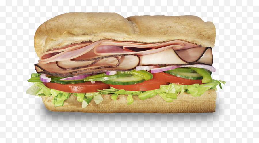 Ham Submarine Sandwich Bacon Melt - Subway Sandwich Transparent Background Png,Sub Sandwich Png