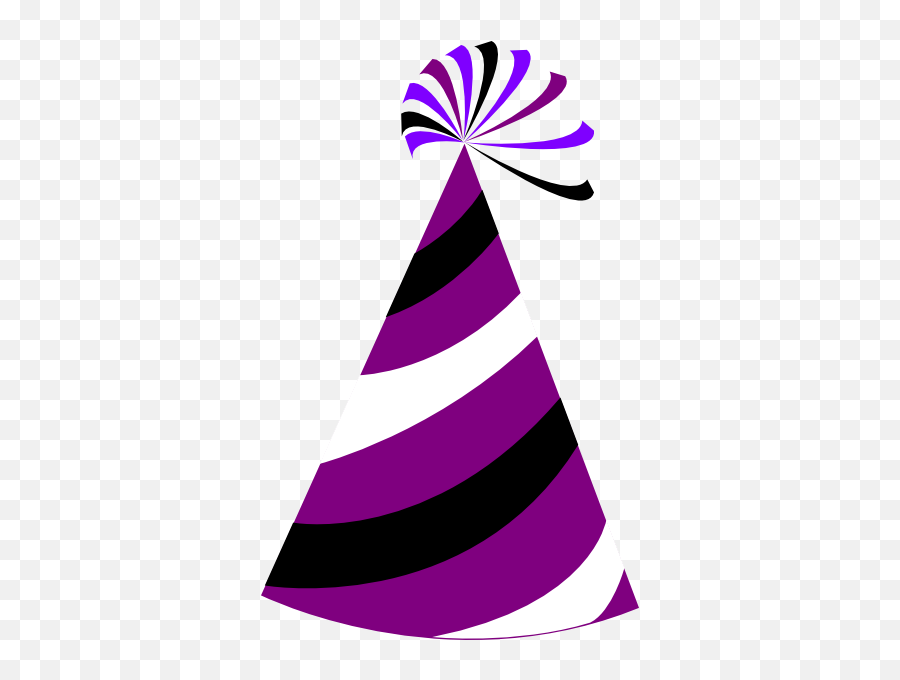Birthday Hat Transparent Background - Birthday Hat Purple Png,Party Hat Png