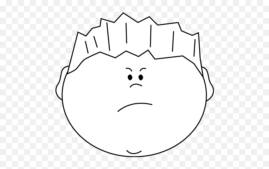 Download Hd Mad Face Angry Clip Art Clipart - Sad Cartoon Png,Mad Face Png