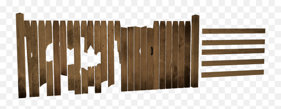 Free Wood Fence Png Download Clip Art - Plywood,Wooden Fence Png