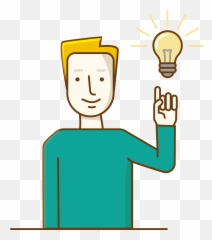 Idea Clipart Head Thinking - Vector Png Person