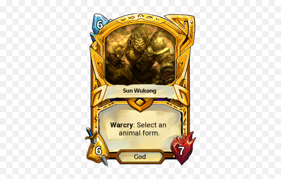 Sun Wukong - Hand Of The Gods Top Decks Hand Of The Gods Chaos Spawn Png,Wukong Png