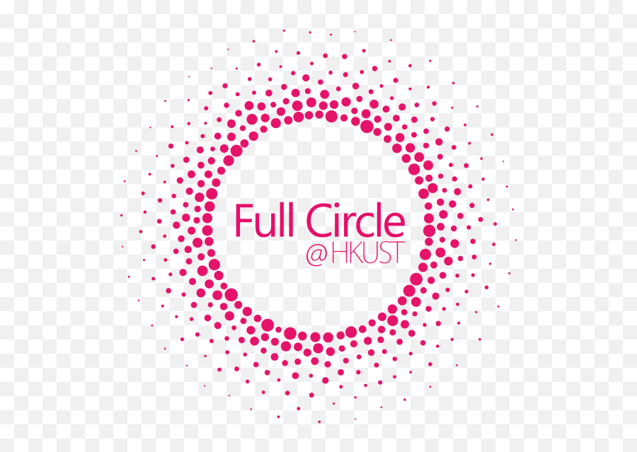 Full Circle Hkust - Half Tone Circle Frame Vector Png,Transparent Circle